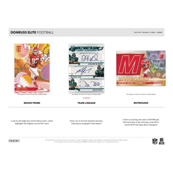 2023 Panini Donruss Elite Football Hobby Box - Image 4