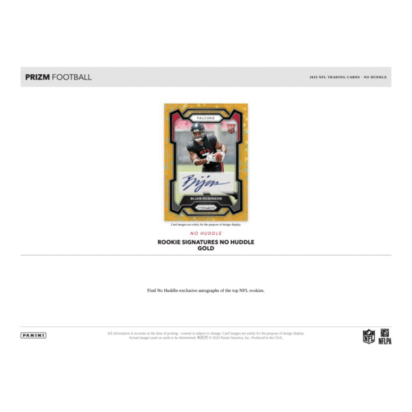 2023 Panini Prizm Football No Huddle Box - Image 3