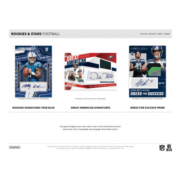 2023 Panini Rookies and Stars Football Hobby Box - Image 5