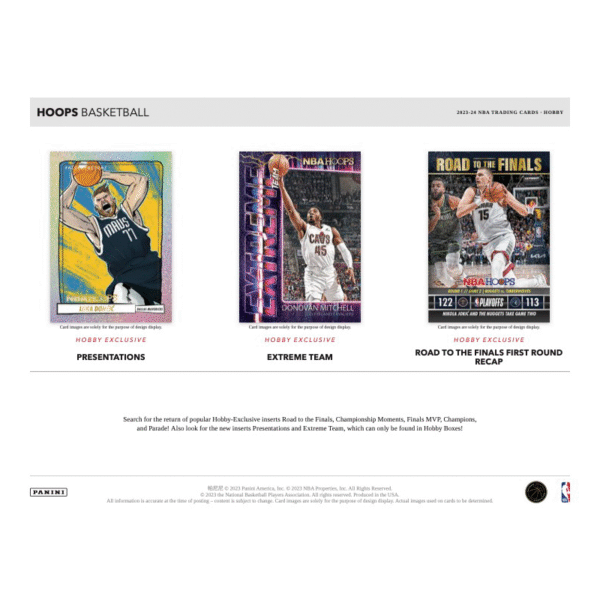 2023/24 Panini NBA Hoops Basketball Hobby Box - Image 4