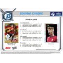 2022 Bowman Chrome Road to UEFA Under 21 European Championship Soccer Lite 16 Box Case