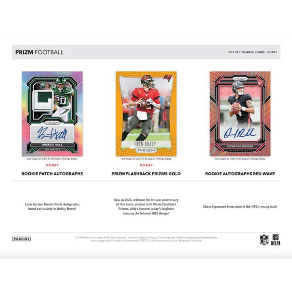 2022 Panini Prizm Football Hobby Box - Image 3