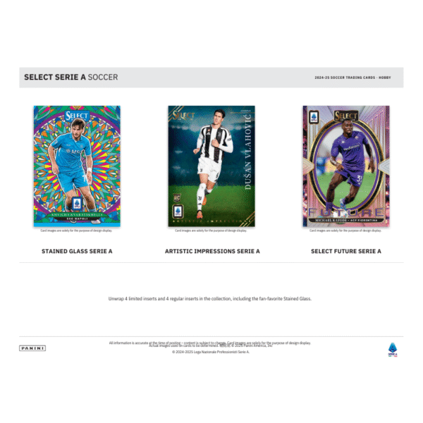 2024/25 Panini Select Serie A Soccer Hobby Box - Image 3
