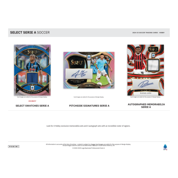 2024/25 Panini Select Serie A Soccer Hobby Box - Image 4