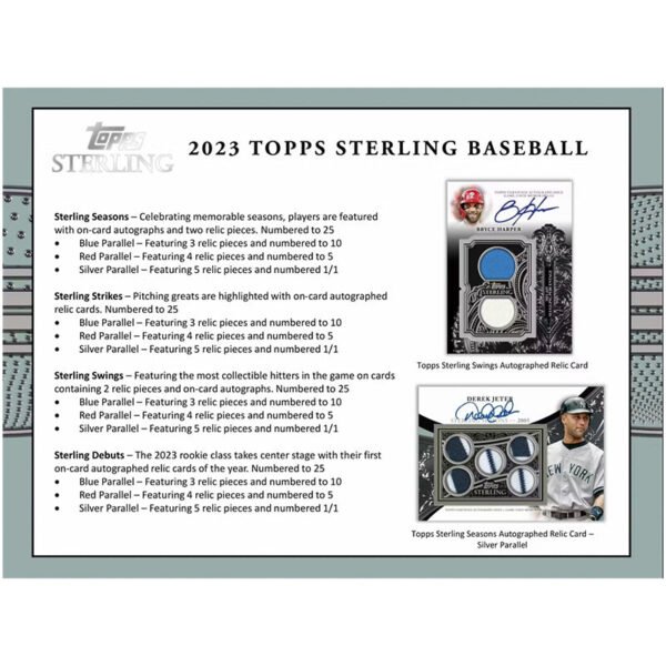 2023 Topps Sterling Baseball Hobby Box - Image 3