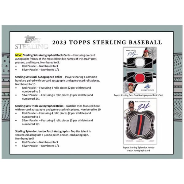 2023 Topps Sterling Baseball Hobby Box - Image 4